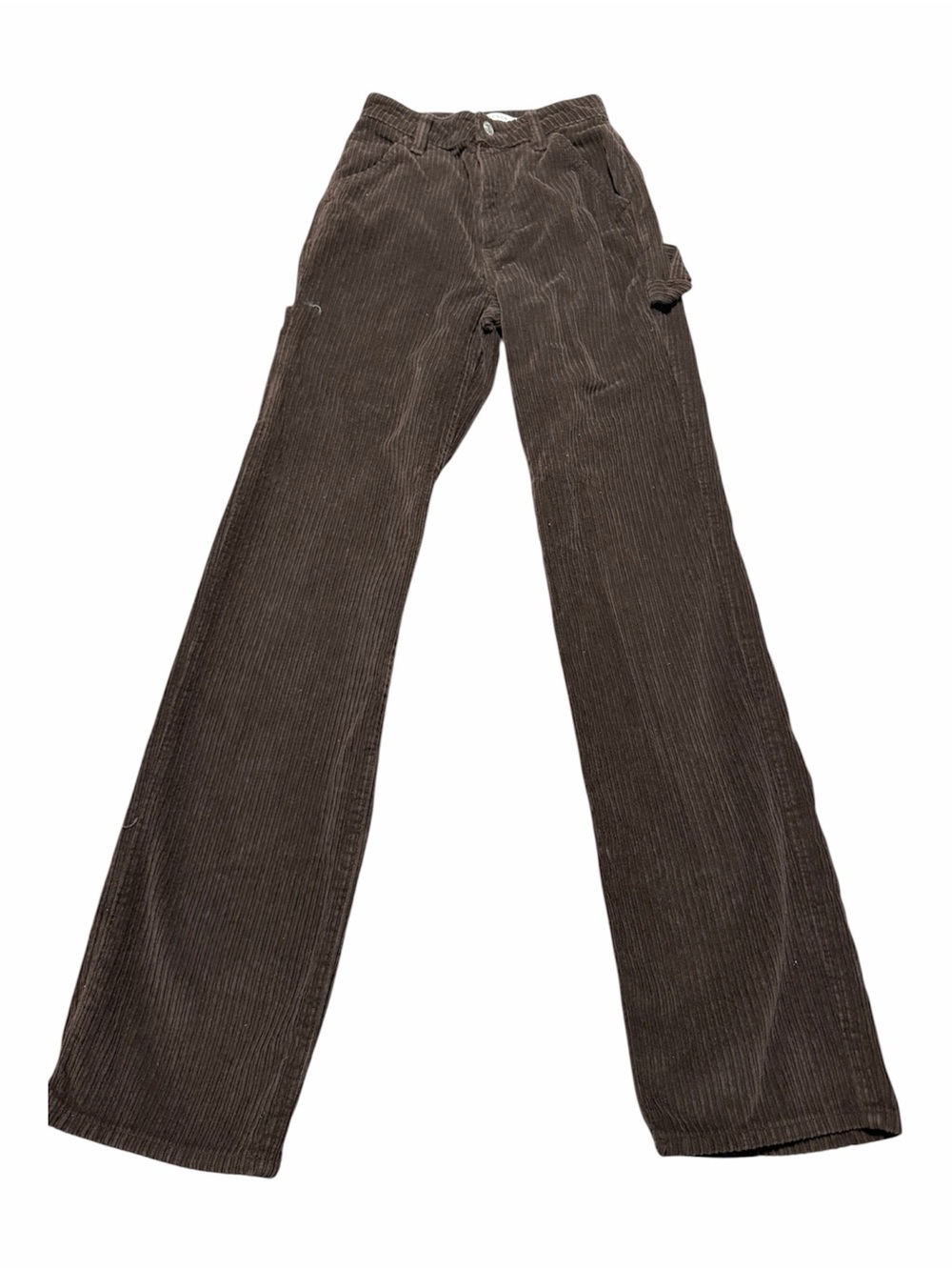 PACSUN 90s Boyfriend Carpenter Pants Brown Corduroy Size 24 Fall Baggy Skater